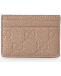 Gucci - Gg Emblem Card Case - Lyst