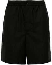 Ami Paris - Cotton Bermuda Shorts - Lyst