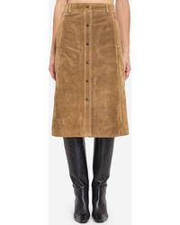 Arma - Elen Suede Skirt - Lyst