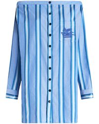 Etro - Striped Shirt Dress - Lyst