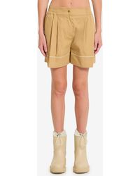 Moncler - Tailored Cotton Blend Shorts - Lyst