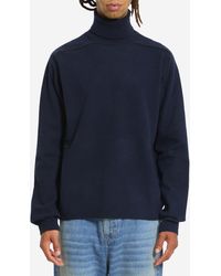 Maison Margiela - Virgin Wool Turtleneck Sweater - Lyst