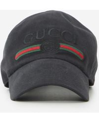 Gucci - Cotton Baseball Hat With Embroidery - Lyst