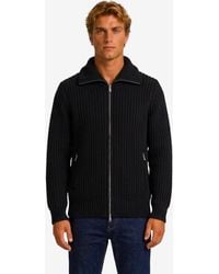 Roberto Collina - Ribbed Zip Jacket - Lyst