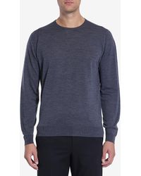 John Smedley - Merino Wool Crewneck Sweater - Lyst