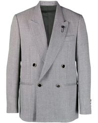 Lardini - Doublebreasted Wool Jacket - Lyst