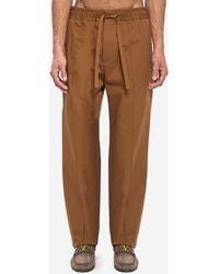 Valentino Garavani - Cotton Gabardine Pants - Lyst