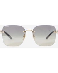 Gucci - Butterfly Sunglasses With Interlocking Gg Detail - Lyst