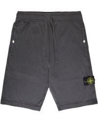 Stone Island - Cotton Bermuda Shorts - Lyst
