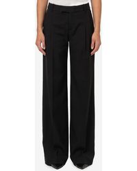 FEDERICA TOSI - Wideleg Frescolana Trousers - Lyst