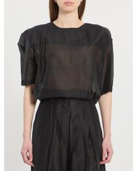 THE LATEST - Dean Lightweight Muslin Top - Lyst