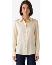 KHAITE - Ivy Champagne Shirt - Lyst