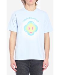 CASABLANCA - Airbrush Smiley Print Tshirt - Lyst