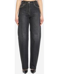 Versace - Jeans With Studs - Lyst