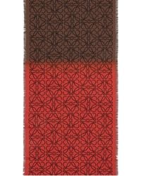 Loewe - Wool, Silk And Cashmere Blend Scarf - Lyst
