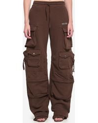 The Attico - Pantaloni Cargo Fern Marroni - Lyst