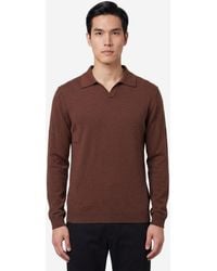 The Row - Chocolate Ripley Polo Shirt - Lyst