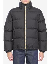 Burberry - Puffer Jacket With Packable Hood - Lyst