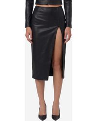 Gucci - Lightweight Stretch Leather Skirt - Lyst