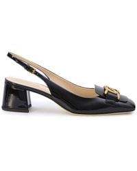 Tod's - Leather Kate Slingback Pumps - Lyst