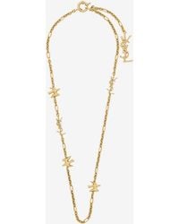 Saint Laurent - Oversize Cassandre Dove Necklace - Lyst
