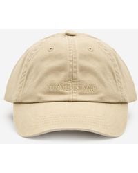Stone Island - Baseball Hat With Embroidery - Lyst