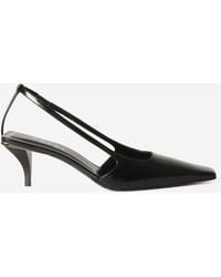 Gucci - Crystal Logo Slingback Pumps - Lyst