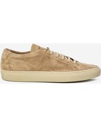 Common Projects - Achilles Premium Suede Sneakers - Lyst