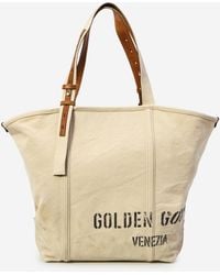 Golden Goose - 24.7 Ew Canvas Shopping Bag - Lyst