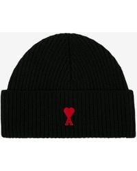 Ami Paris - Ami De Coeur Beanie - Lyst