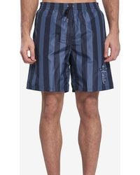 Fendi - Crest Swim Shorts - Lyst