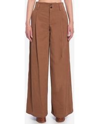 Chloé - Pantaloni A Gamba Ampia - Lyst