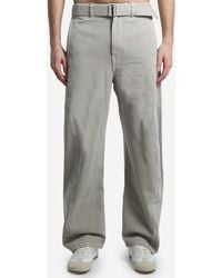 Lemaire - Twisted Belted Pants - Lyst