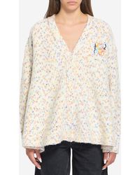 Loewe - Cardigan A Trapezio - Lyst