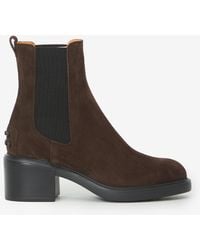 Tod's - Suede Ankle Boot - Lyst