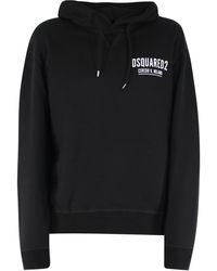 DSquared² Hooded Sweatshirt With Logo - Black