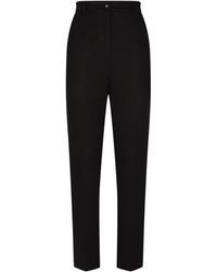 Dolce & Gabbana - Tailored Tapered Trousers - Lyst