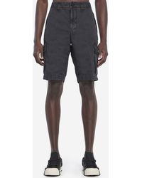 Stone Island - Slim Cargo Bermuda Shorts - Lyst