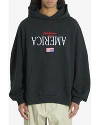 Willy Chavarria - Welcome To America Hoodie - Lyst