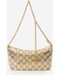 Gucci - Metallized Evening Bag With Charm - Lyst