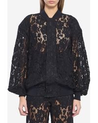 FEDERICA TOSI - Lace Bomber Jacket - Lyst
