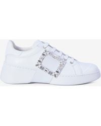 Roger Vivier - Viv Skate Sneakers - Lyst