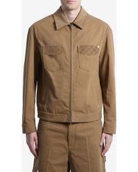 Gucci - Camel Cotton Jacket - Lyst