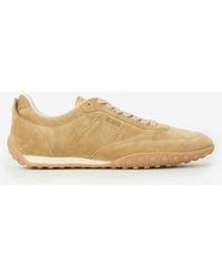 Tod's - Cappuccino Suede Sneakers - Lyst