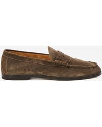 Common Projects - Soft Suede Loafers - Lyst