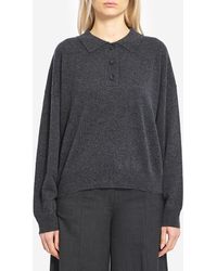 Allude - Wool And Cashmere Polo Shirt - Lyst