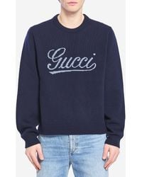 Gucci - Wool Craw Neck Sweater - Lyst