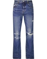 Amiri - Fractured Straight Jeans - Lyst