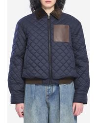 Loewe - Quilted Short Jacket - Lyst