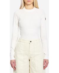 Moncler - Knitted Crew Neck Sweater - Lyst